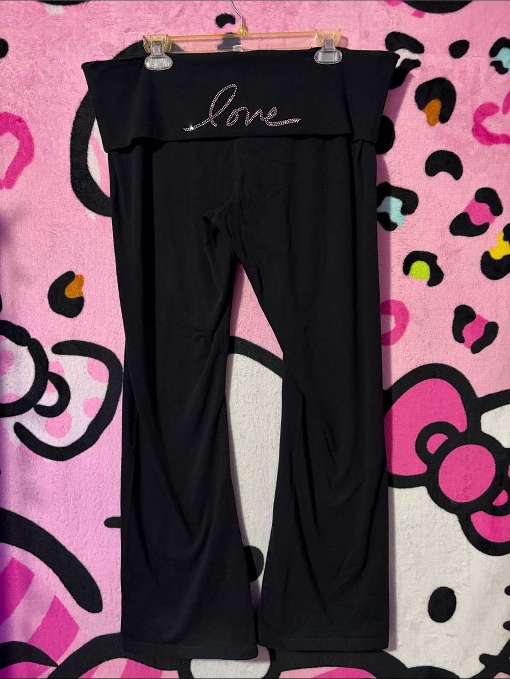 Victoria’s secret Fold over flare yoga pants